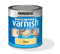 RONSEAL QUICK DRYING SATIN VARNISH 750ML